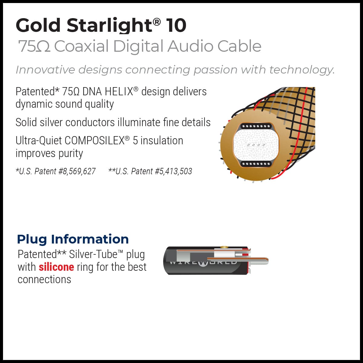 Gold Starlight® 10 Coaxial Digital Audio Cable