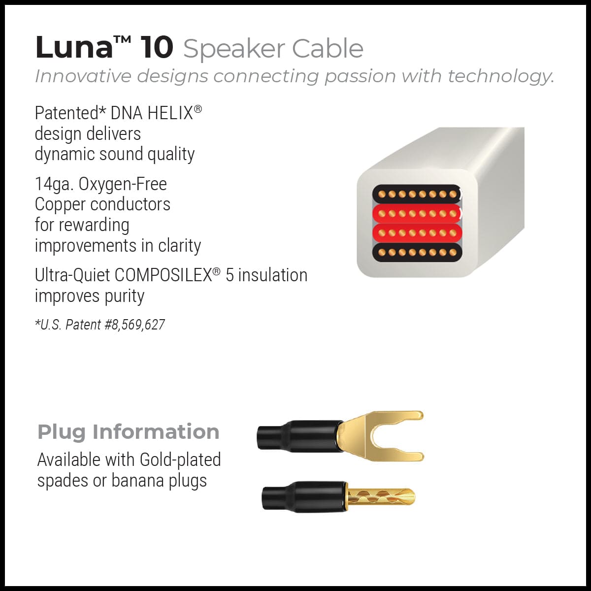 Luna™ 10 Speaker Cable