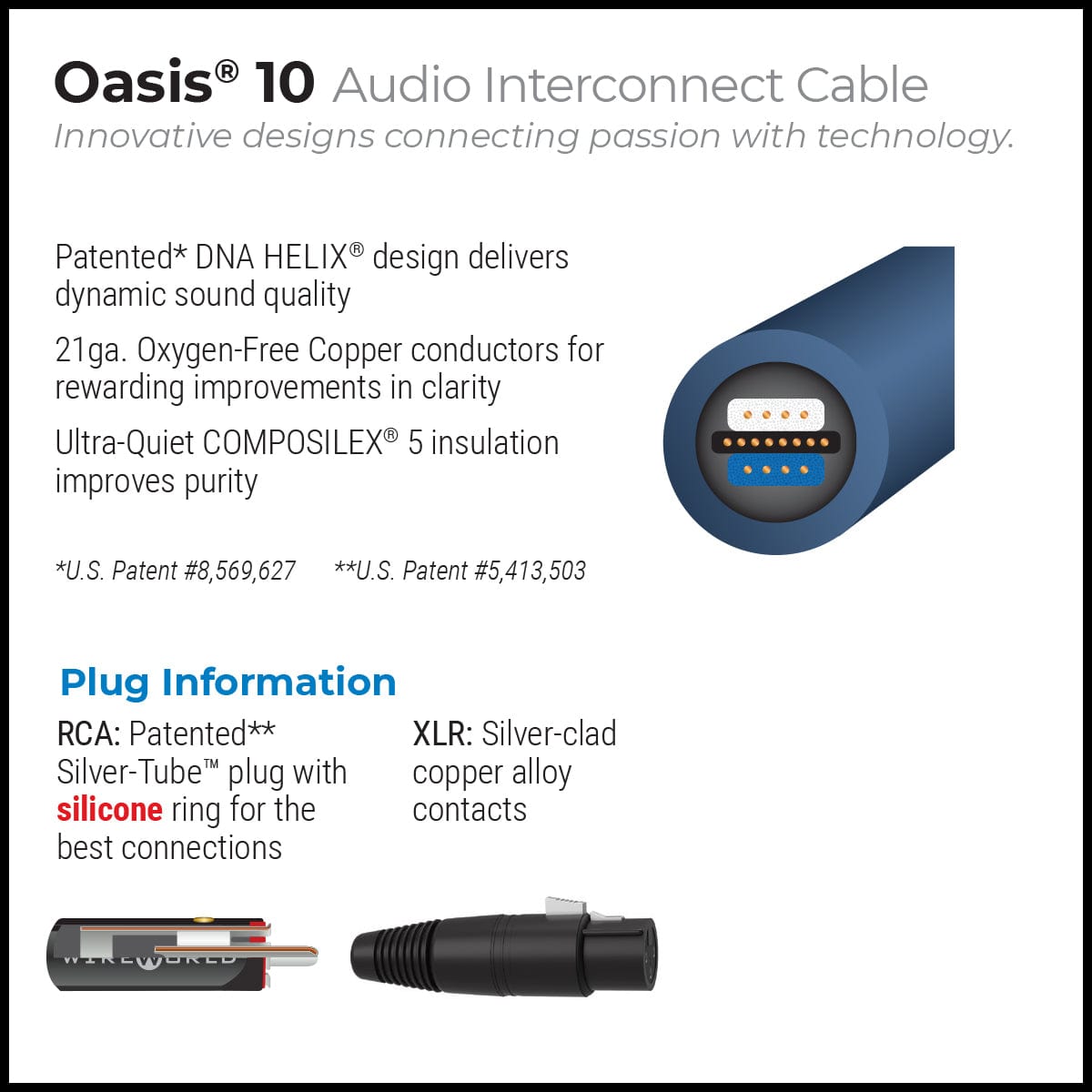 Oasis® 10 Audio Interconnect Cable