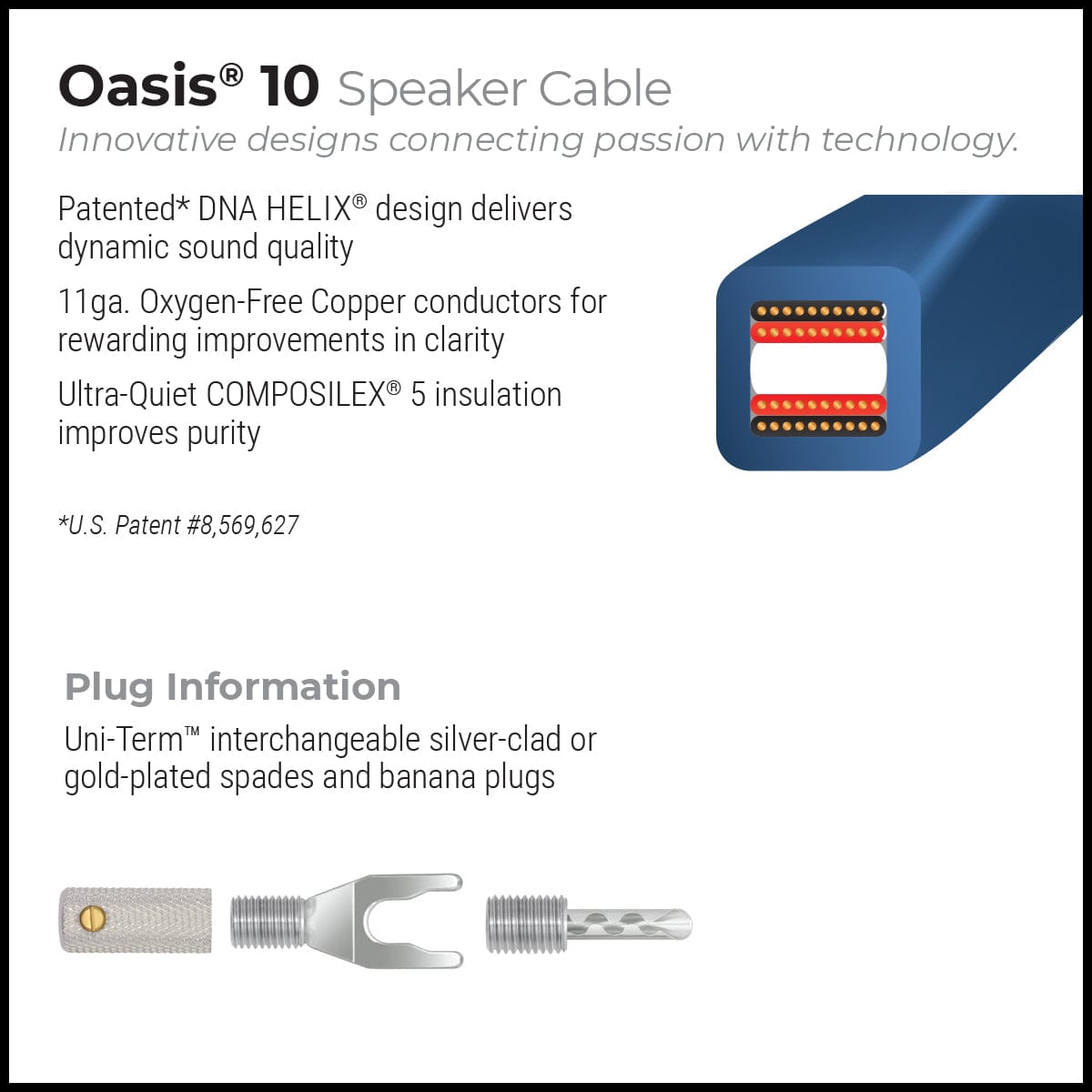 Oasis® 10 Speaker Cable