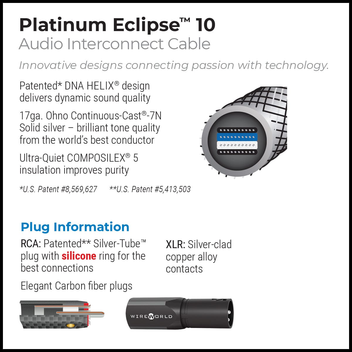 Platinum Eclipse™ 10 Audio Interconnect Cable