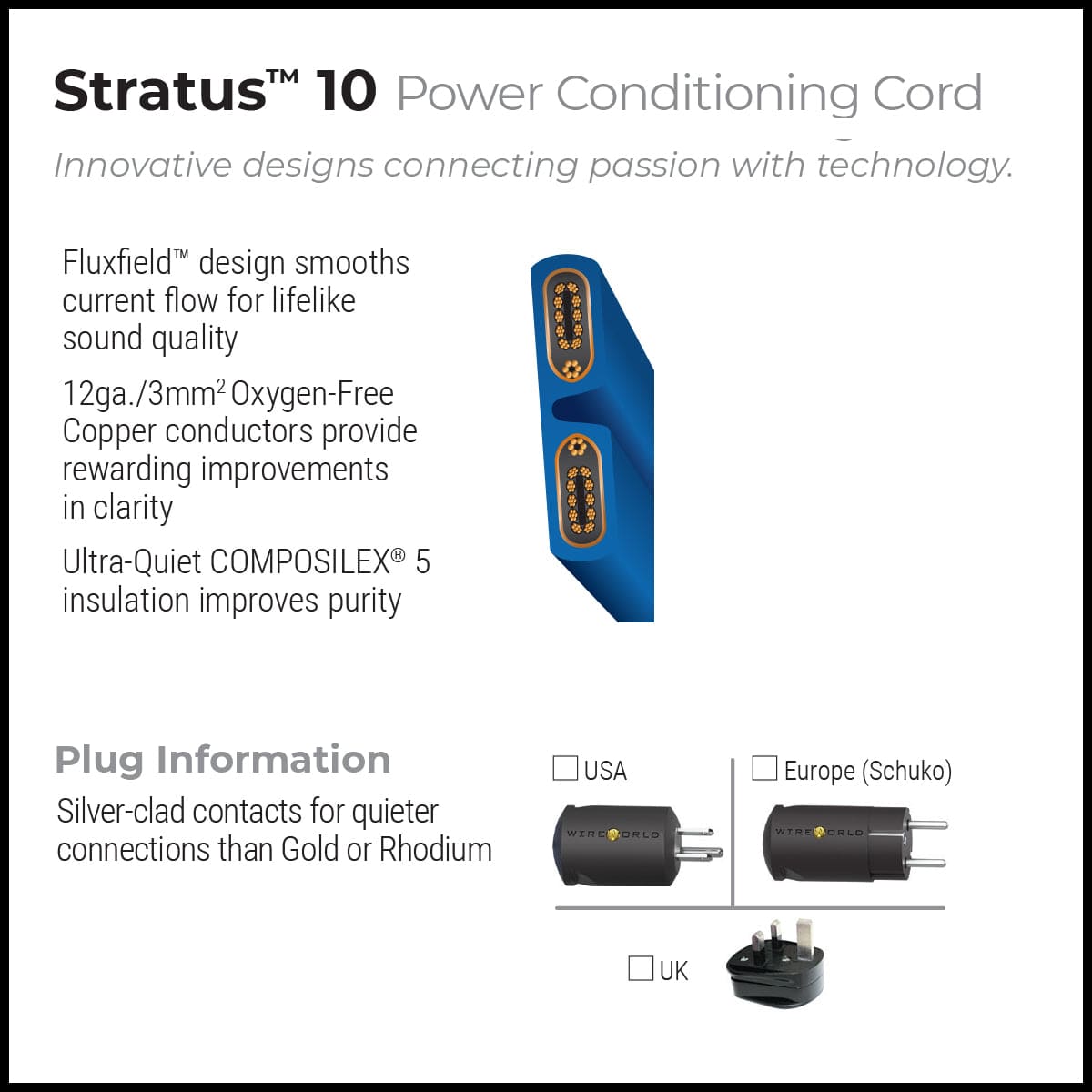 Stratus™ 10 Power Conditioning Cord