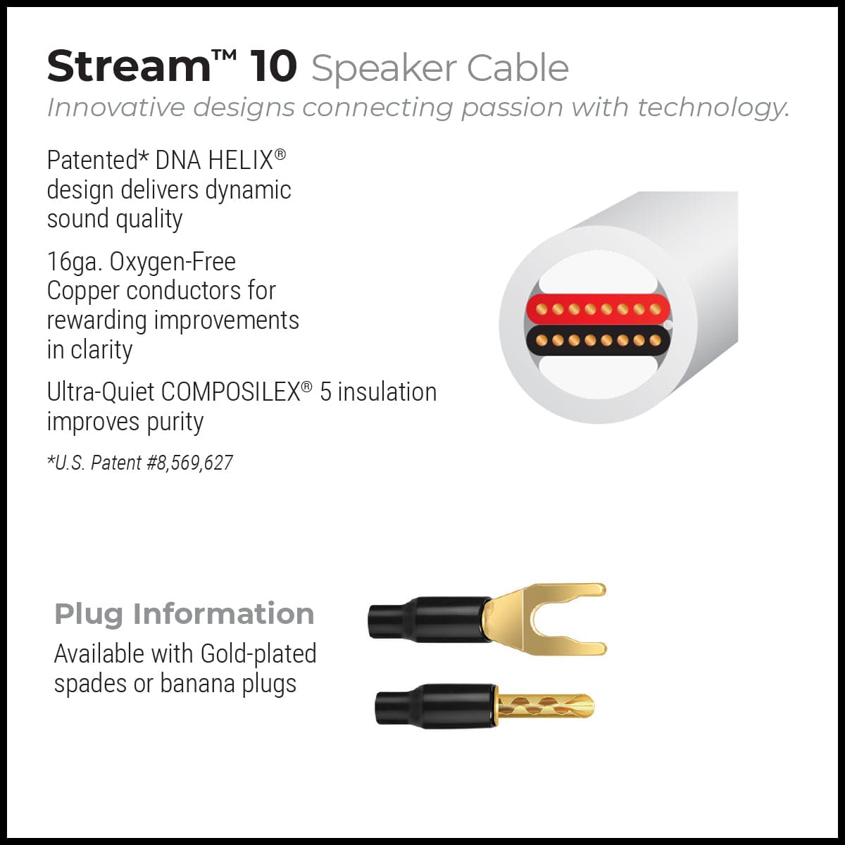 Stream™ 10 Speaker Cable