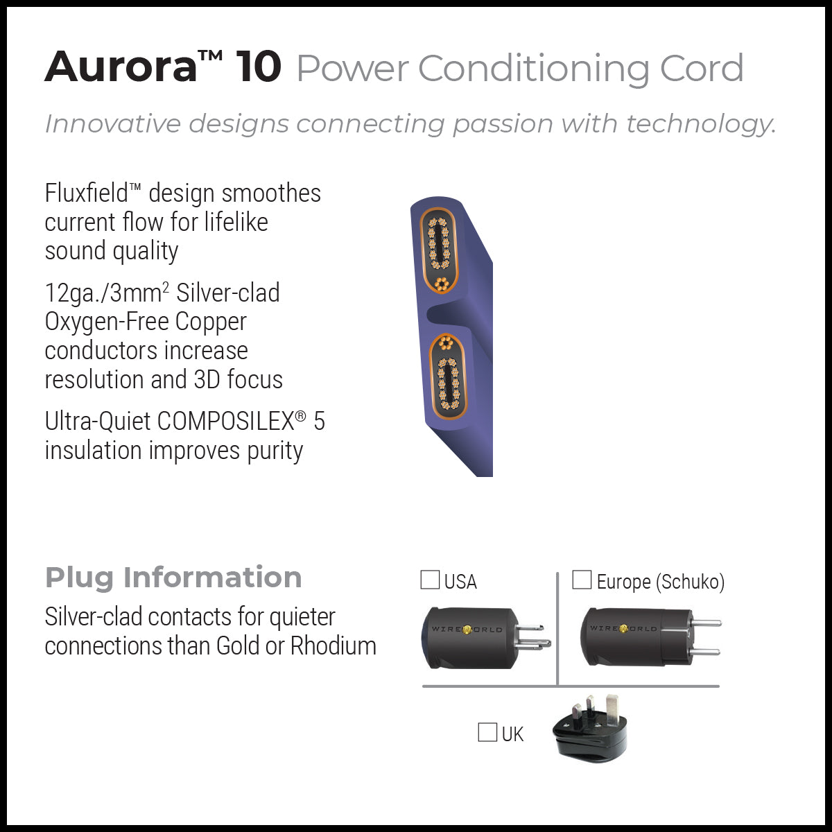 Aurora™ 10 Power Conditioning Cord