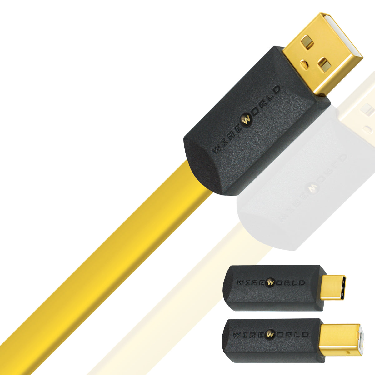 WIREWORLD Chroma 8 USB ケーブル 3m A→B オーディオ Wireworld Chroma 8 USB Wires | USB 2.0 Audio Cables