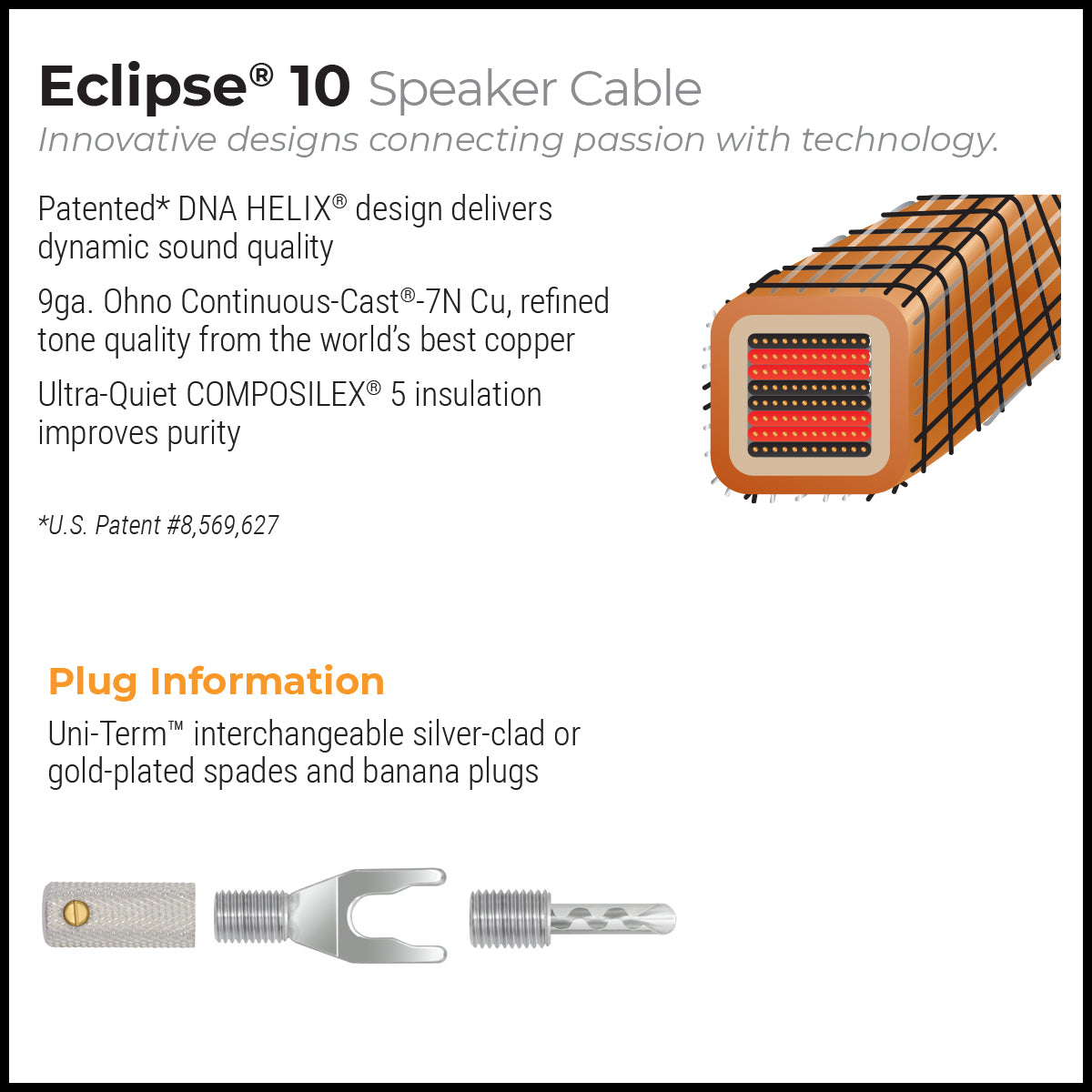 Eclipse™ 10 Speaker Cable