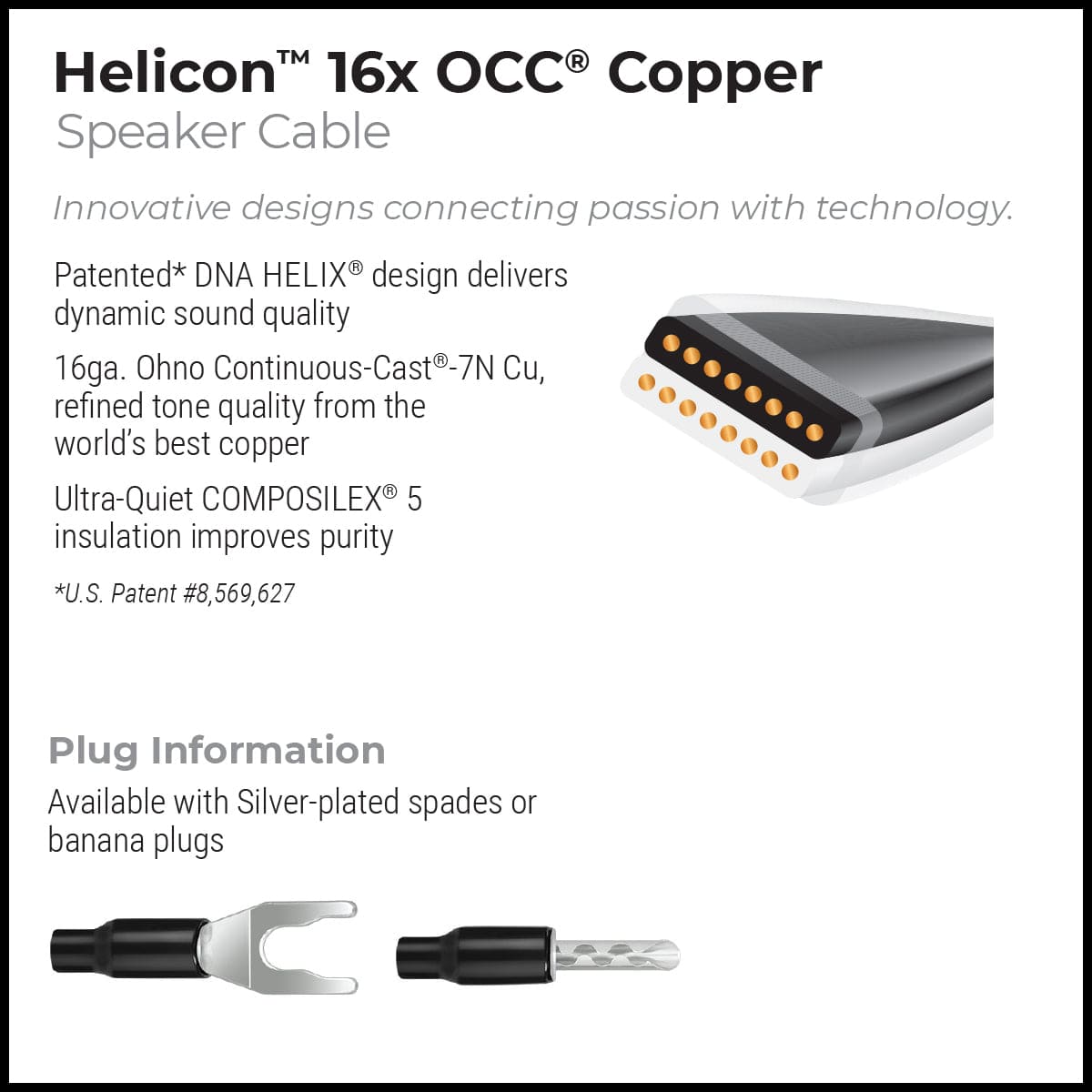 Helicon™ 16x OCC® Speaker Cable