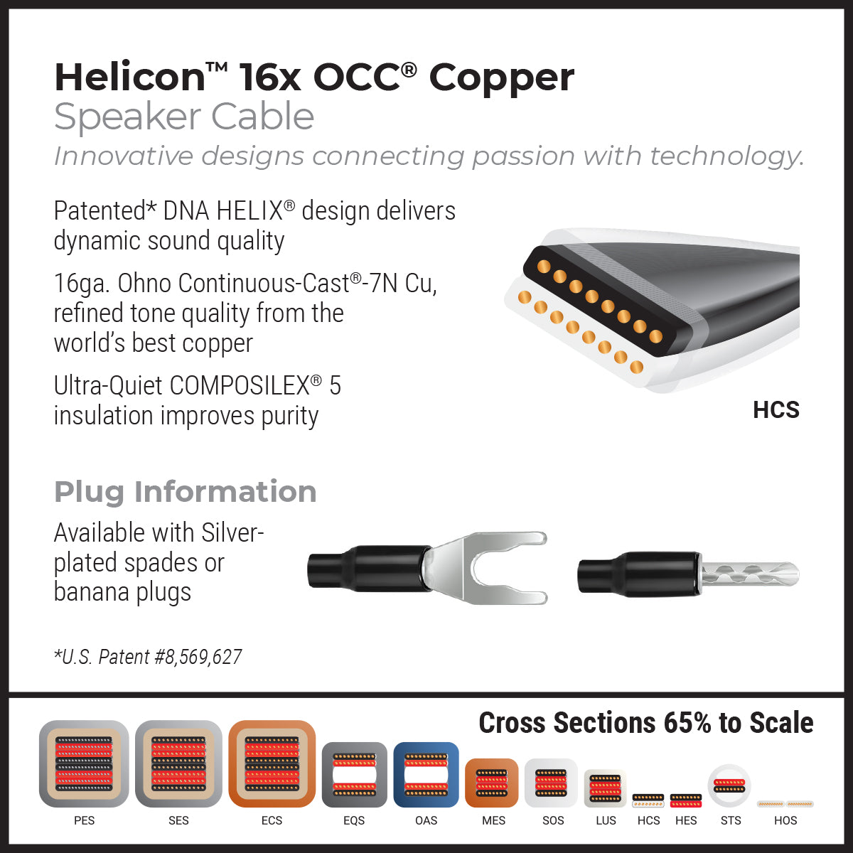 Helicon™ 16x OCC® Speaker Cable