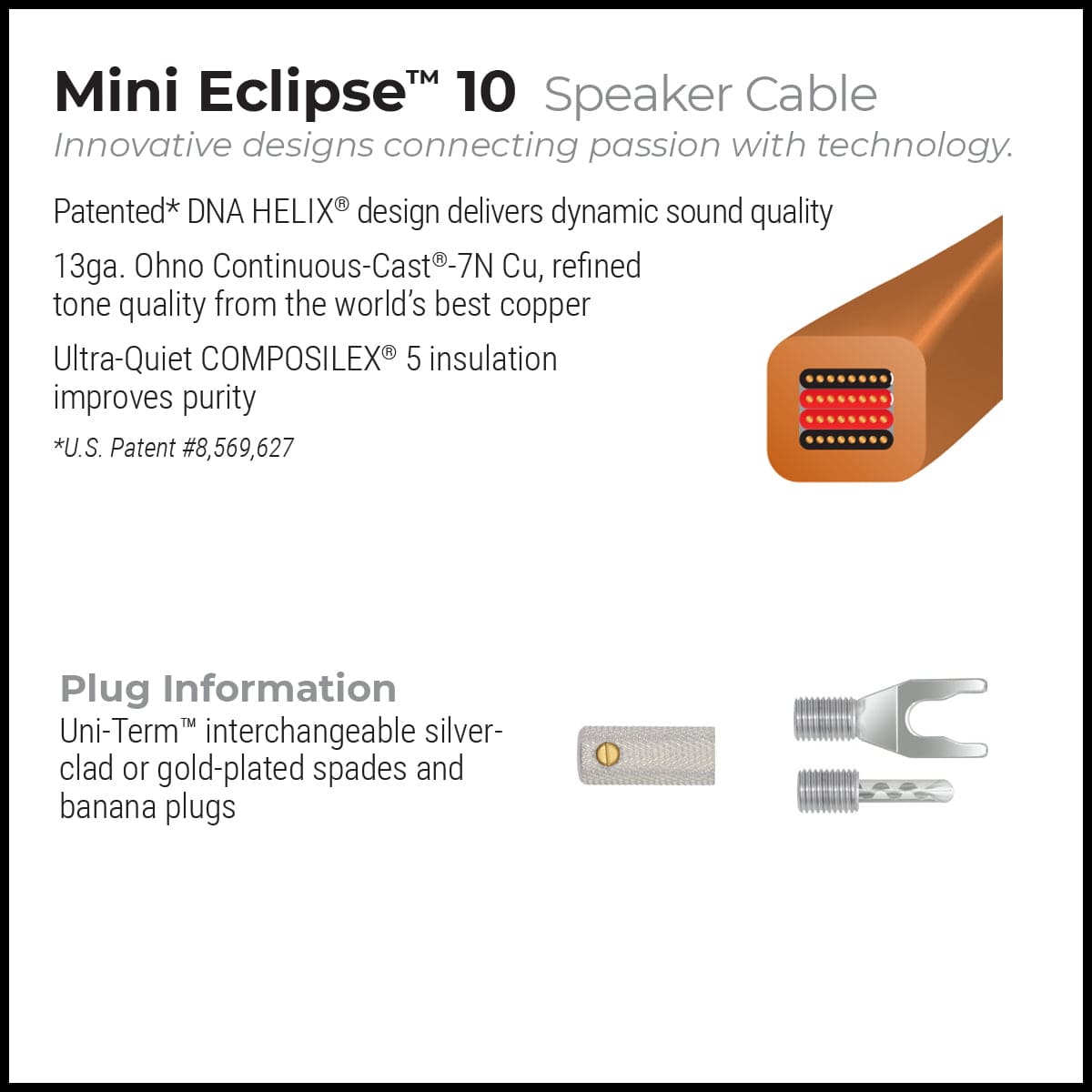 Mini Eclipse™ 10 Speaker Cable