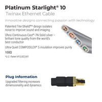 Platinum Starlight® 10 Twinax Ethernet Cable