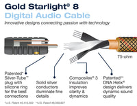 Gold Starlight® 8 Coaxial Digital Audio Cable – Closeout