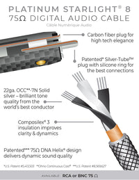 Platinum Starlight® 8 Coaxial Digital Audio Cable – Closeout